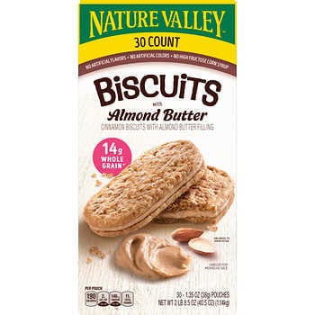 Nature Valley Cinnamon Almond Butter Biscuits - Shop Granola & Snack Bars  at H-E-B