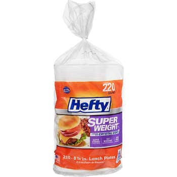 Hefty Diamond Lunch Plates, 225-count