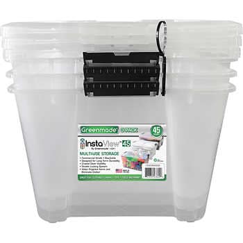 Greenmade 27 Gallon Storage Bin, 4-pack