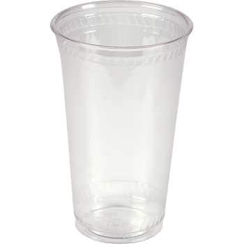 1000-Pack of DM 24 oz Crystal Clear PET Cups for Cold Drinks, Iced