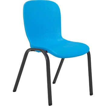 Lifetime kids table cheap with 4 blue chairs