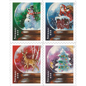 USPS First Class Holiday FOREVER Stamps 100 ct Costco