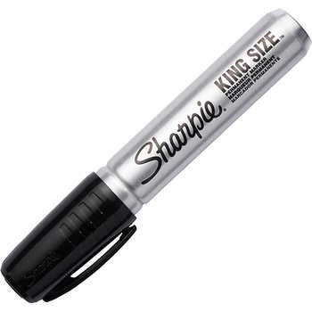  SHARPIE King Size Permanent Markers Large Chisel Tip, Great  for Poster Boards, Black, 12 Count : Large Sharpies : Office Products