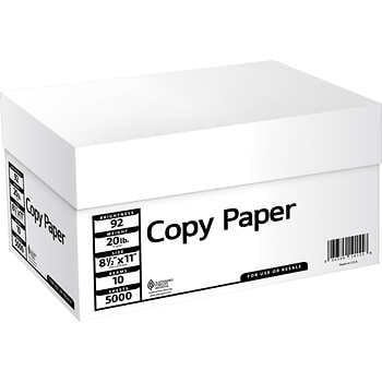 Papier pour imprimante HP Office20 8,5 x 11, 20lb, 5 rames