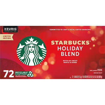 Costco Starbucks Tumbler Holiday Blend Coffee 70g Gift Set