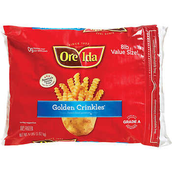 Ore-Ida Golden Crinkles French Fries, 8 lbs