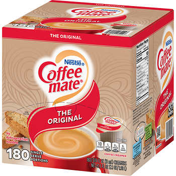 Coffee Mate Powdered Creamer Snack Peak Variety Gift Box Hazelnut,  Chocolate Crme, Original, Caramel Latte and French Vanilla