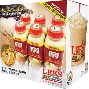 Lee's Cafe Latte Frozen Concentrate, Original, 16 fl oz, 6 ct | Costco