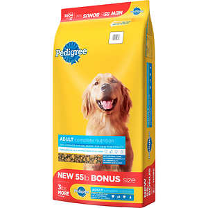 Pedigree dog food on sale 50 lb costco