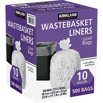 Kirkland Signature Drawstring Trash Bags - 33 Gallon - Xl Size - (90 count)