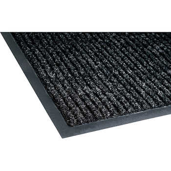 Envelor All Purpose Drainage Anti Fatigue Rubber Floor Mat, 36 x 60 - Black