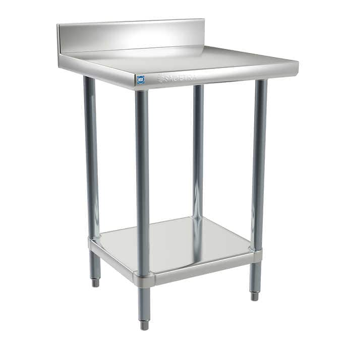 Stainless steel deals work table costco