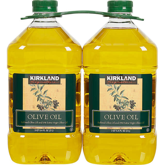 Kirkland Signature Pure Olive Oil, 3 Liter, 2 ct