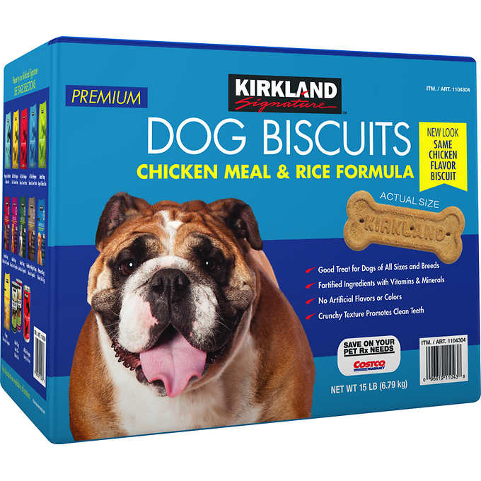 Kirkland sales dog cookies