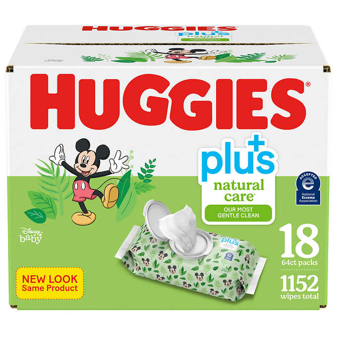 Huggies wipes natural care best sale baby wipes