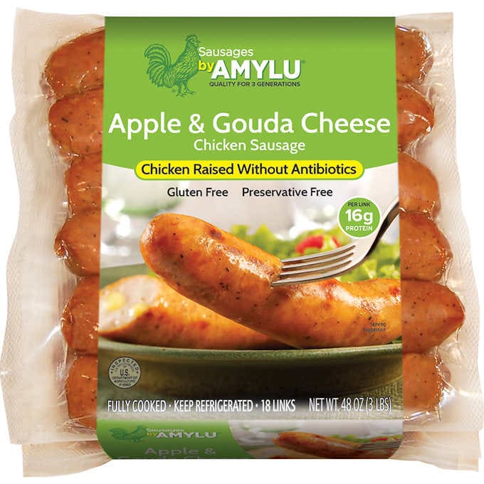 Products - Dinner Sausage - Organic Chicken & Apple Sausage