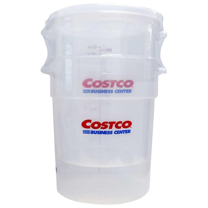 Cambro Round Food Container with lid 6 qt 2 ct (2 count)