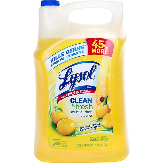 & Fresh Multi-Surface Cleaner, 210 oz Costco