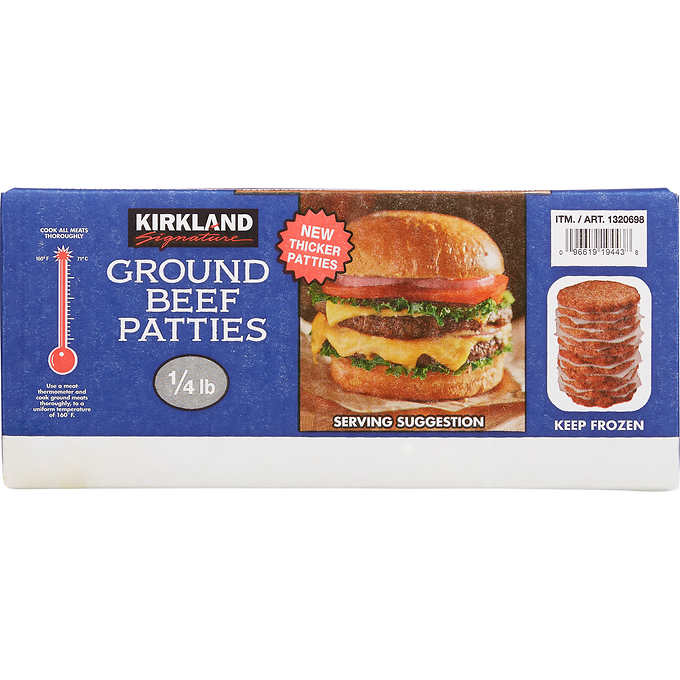 Costco Kirkland Signature Lean Ground Beef Patties Review, 57% OFF