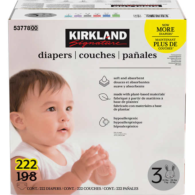 Kirkland nappies sale