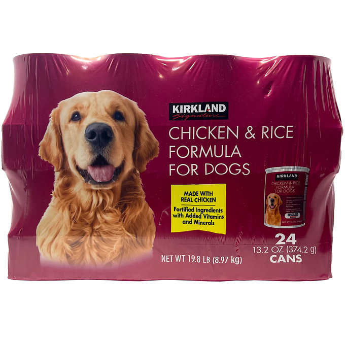 Kirkland Signature Dog Food Chicken Rice Formula 13.2 oz 24