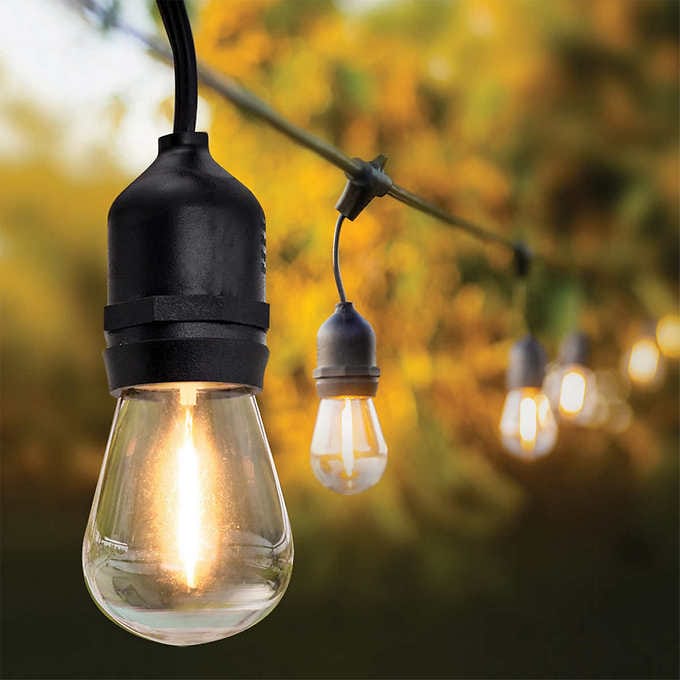 Costco outdoor led on sale string lights