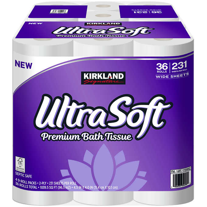 Kirkland Signature Ultra Soft Facial Tissues, 12-pack