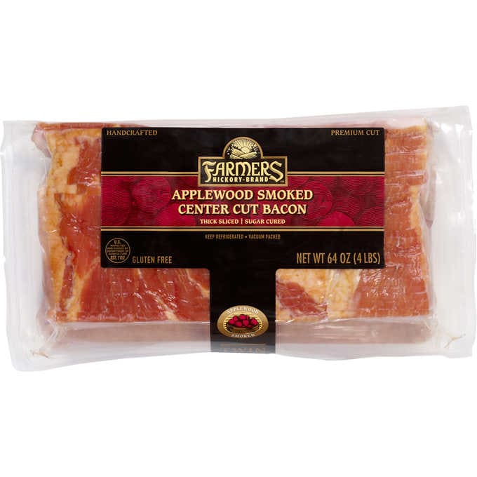 Premium Photo  Sliced smoked bacon on wrapping paper