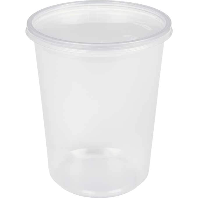 Heavy Weight 32 oz Deli Container with Lids (4 Count)