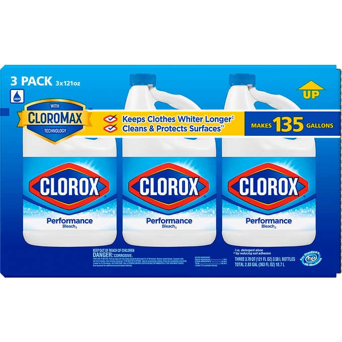 Clorox 121 oz. Concentrated Regular Disinfecting Liquid Bleach