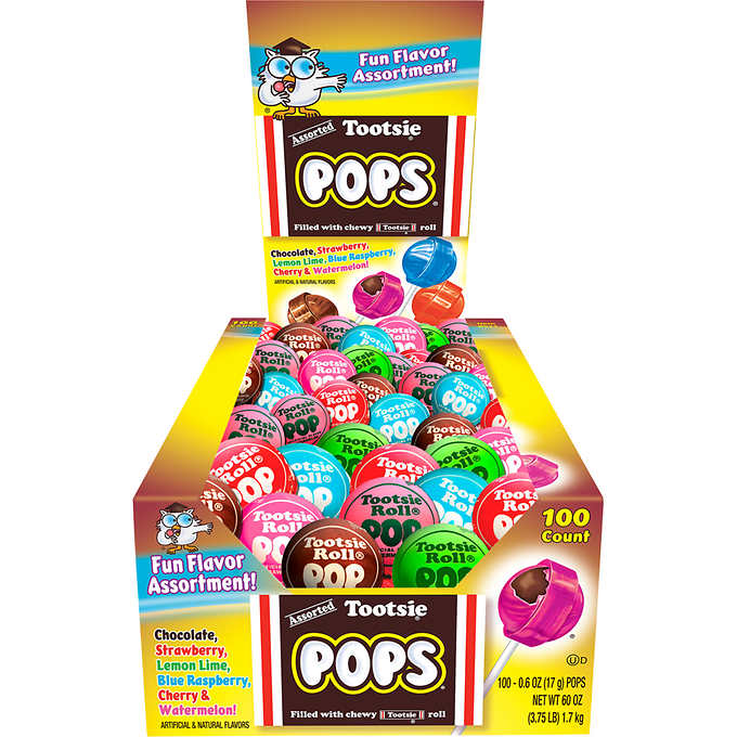 Tootsie Pops Variety 100 Ct Costco