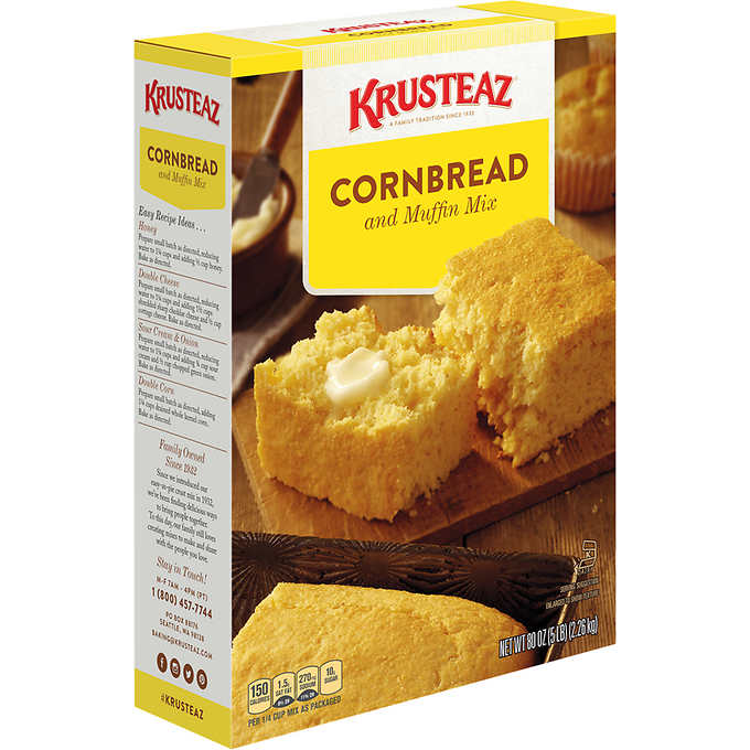 Krusteaz Professional Honey Cornbread and Muffin Mix 5 lb.