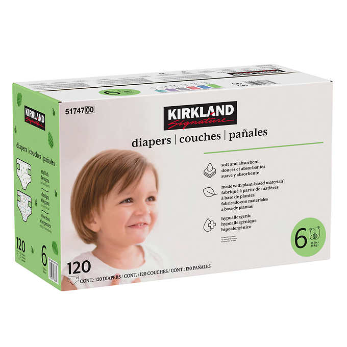 Kirkland 2024 diaper sizes