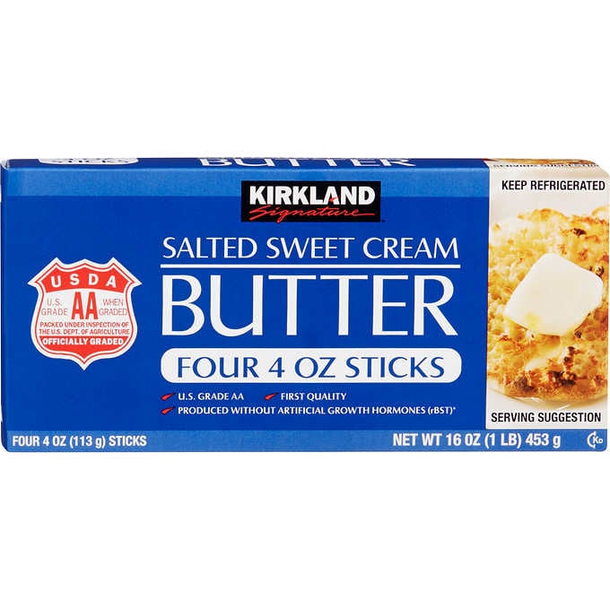 Great Value Salted Butter Sticks, 8 oz, 2 Sticks