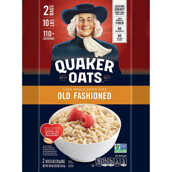 quaker oatmeal nutrition facts