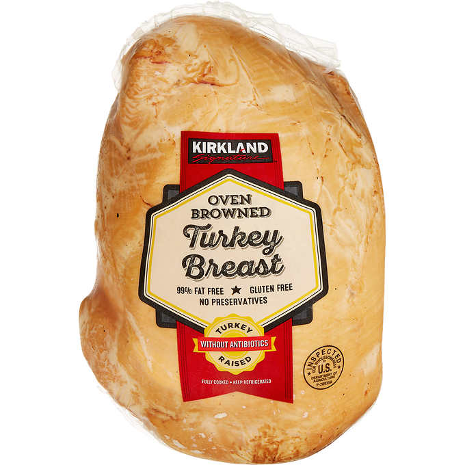 *Kirkland Signature Turkey Breast, Oven Browned, 4 lb avg wt