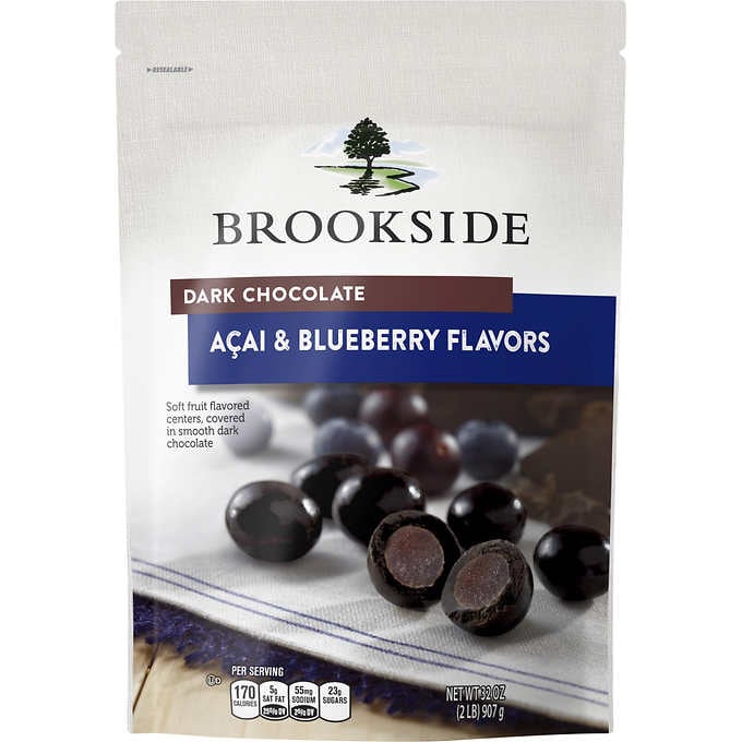 Brookside Dark Chocolate Acai and Blueberry 32 oz Costco