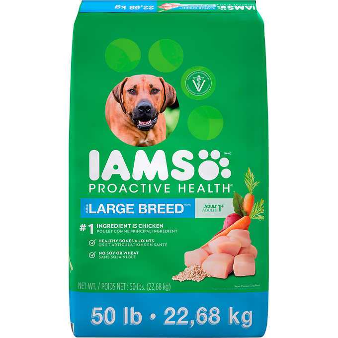 Iams Proactive Health Adult Dog Food Large Breed 50 lbs Costco