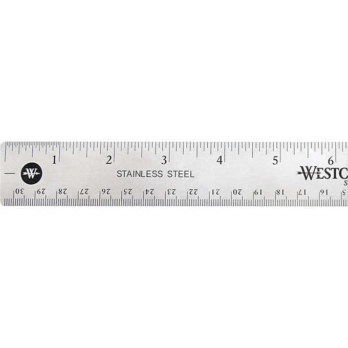 Vinyl English/Metric Ruler