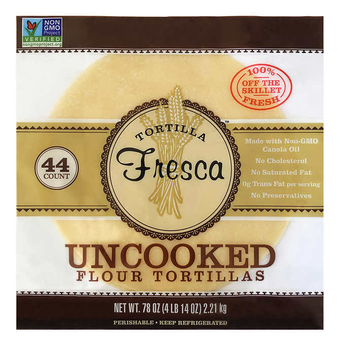 Uncooked Flour Tortillas Fresca at