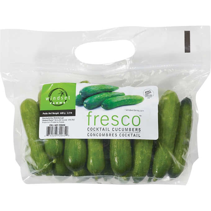 Fresh Cocktail Mini Cucumbers, 10 oz