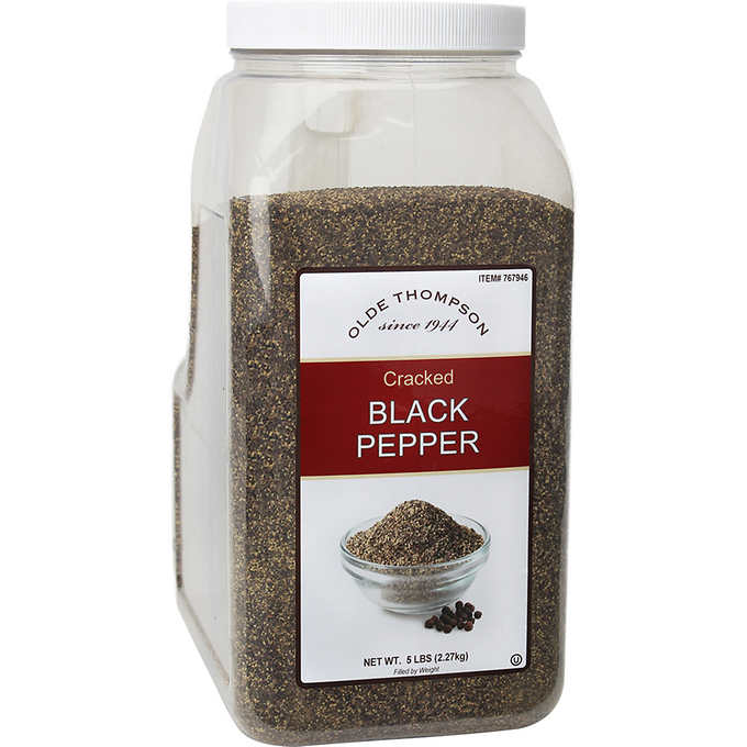 Olde Thompson Cracked Black Pepper 5 lbs Costco