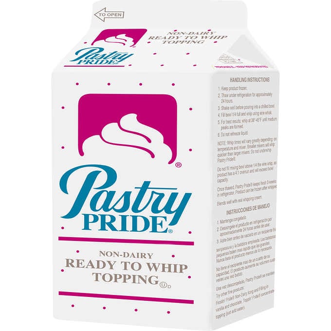 Whip Topping, Pastry Pride® 8 gallon Non-Dairy, Ready To Whip Topping  Gallon IN-STORE PICKUP ONLY