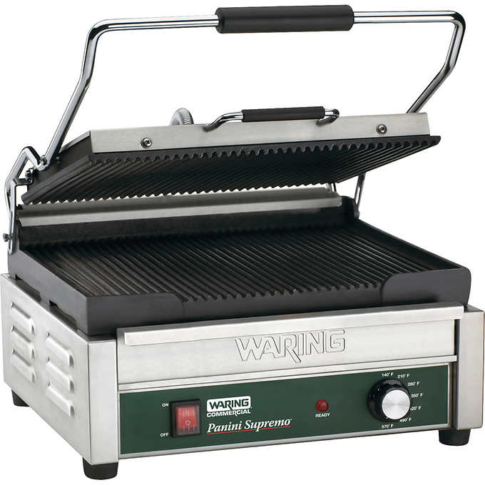 CHEF BUILT® 15'' x 11'' Cast Iron Panini Grill Flat CPF-175