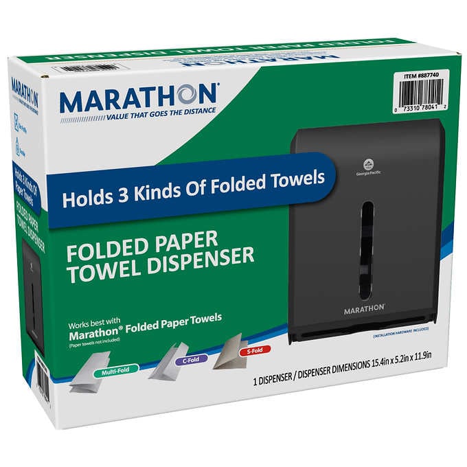 Marathon Combo C Fold or Multifold Paper Towel Dispenser