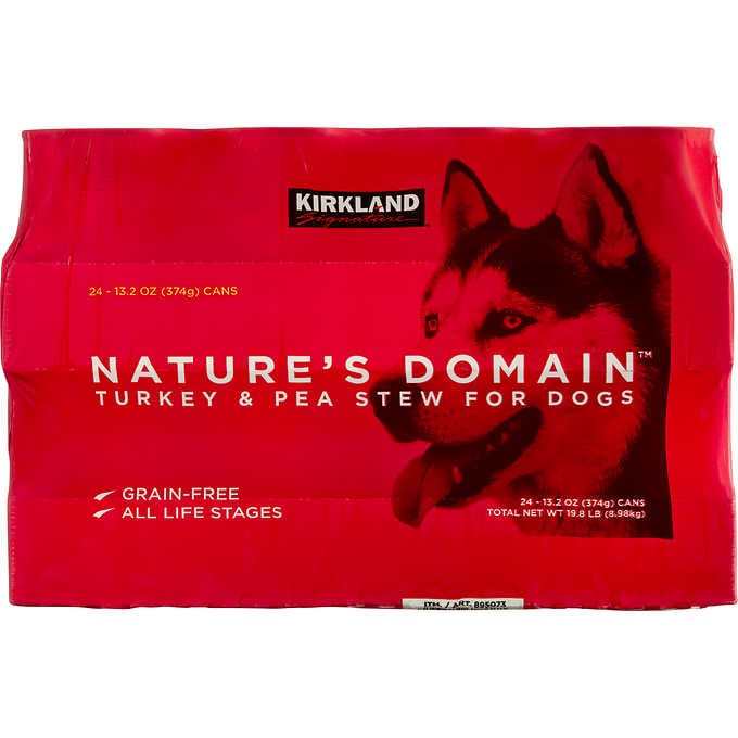 Kirkland Signature Nature s Domain Dog Food Turkey Pea Stew