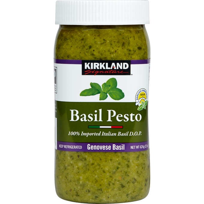 Kirkland Signature Imported Basil Pesto 22 oz Costco